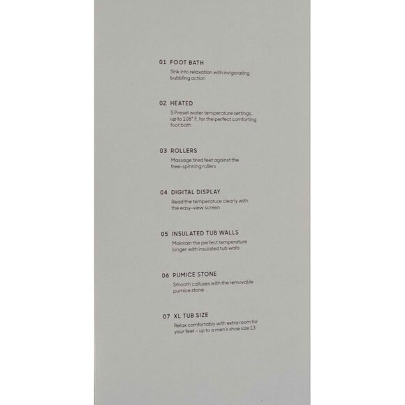 Sharper Image- Spahaven Heated Foot Bath – BRAND NEW - Picture 3 of 4